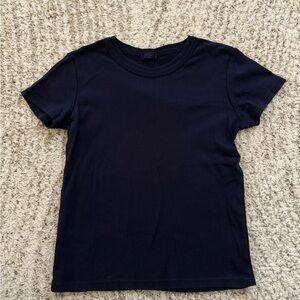 Brandy Melville Navy Blue T-Shirt